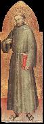 GIOVANNI DA MILANO St Francis of Assisi sh oil on canvas